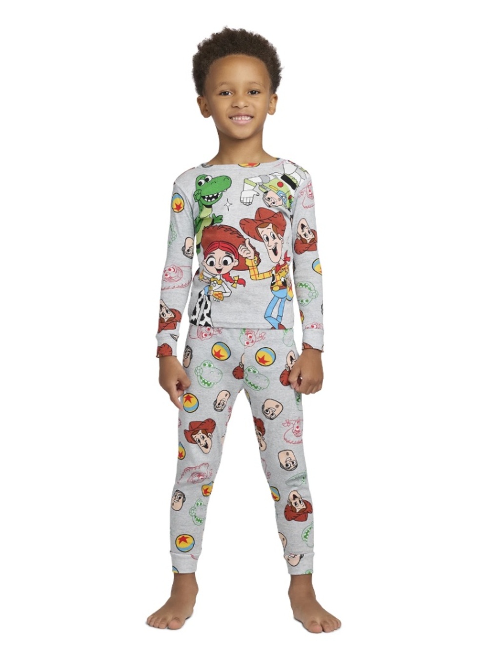 Toy Story Toddler Unisex Gray 2 PC LS Pajama Set Size 5T NWT - Picture 8 of 11